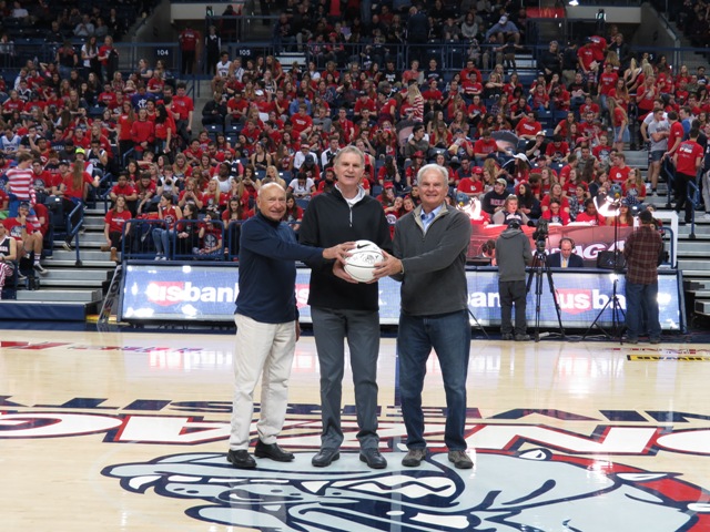 Gene Annis and Jim Black at GU Game